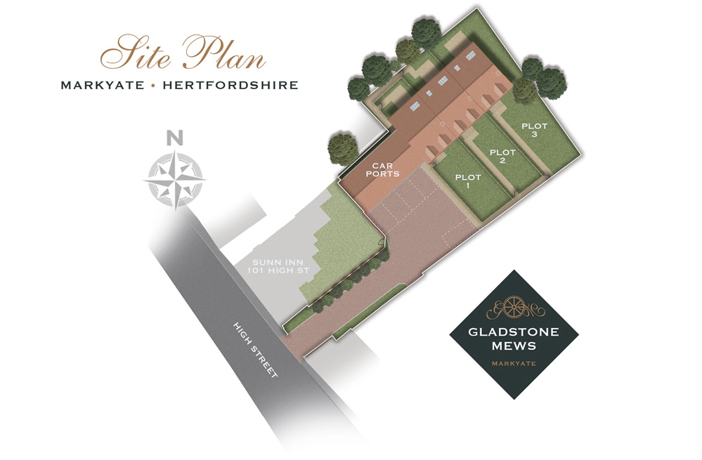 Gladstone Mews Site Plan