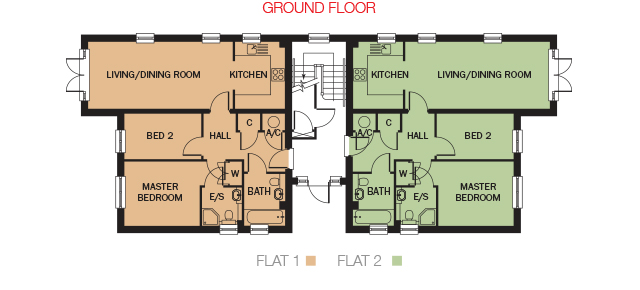 Station Court Ground Floor Floorplans